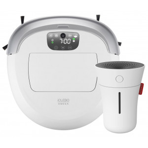 Робот-пылесос iCLEBO Omega White + Ультразвуковой увлажнитель Boneco U50 в подарок! Робот-пылесос iCLEBO Omega White + Ультразвуковой увлажнитель Boneco U50 в подарок!